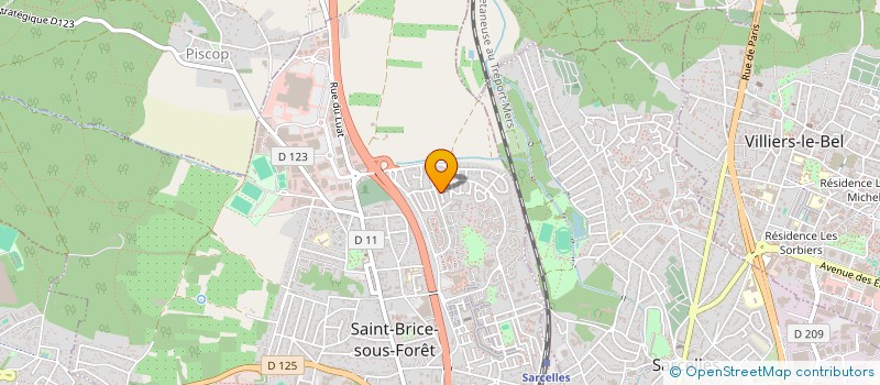 localisation de l'entreprise MONSIEUR FELIX ATTIA à SAINT-BRICE-SOUS-FORET
