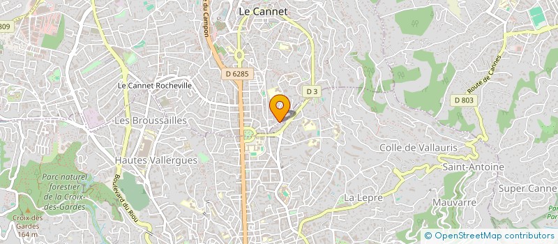 localisation de l'entreprise MONSIEUR FELIX AUBONNET à LE CANNET