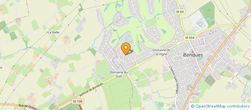 localisation de l'entreprise MONSIEUR FELIX BALLOY  BONDUES