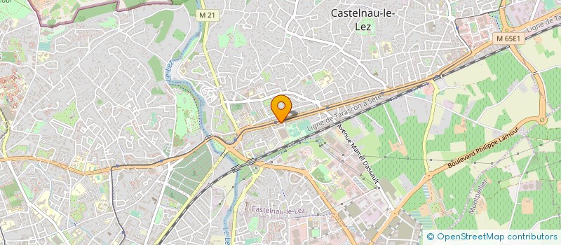 localisation de l'entreprise MONSIEUR FELIX BARBE à CASTELNAU-LE-LEZ