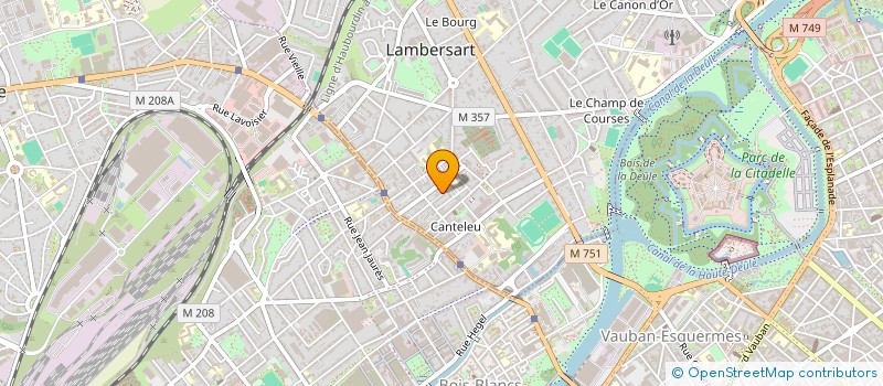localisation de l'entreprise MONSIEUR FELIX BECQUART à LAMBERSART