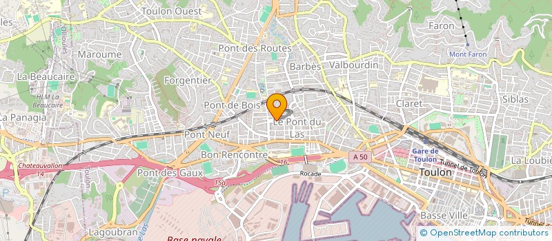 localisation de l'entreprise MONSIEUR FELIX BELLEMAIN à TOULON