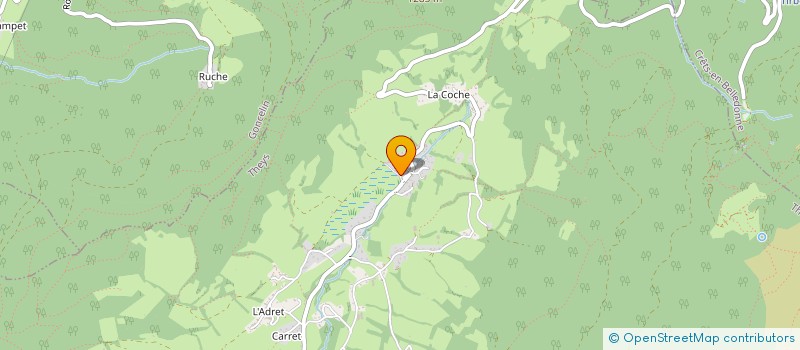 localisation de l'entreprise MONSIEUR FELIX BELLIN-CROYAT  THEYS