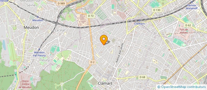 localisation de l'entreprise MONSIEUR FELIX BERGE à CLAMART