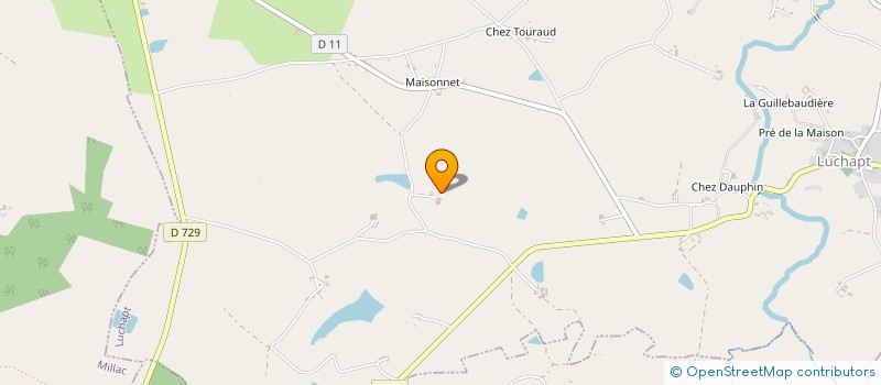 localisation de l'entreprise MONSIEUR FELIX BERRY  LUCHAPT