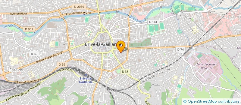 localisation de l'entreprise MONSIEUR FELIX BIENABE  BRIVE-LA-GAILLARDE