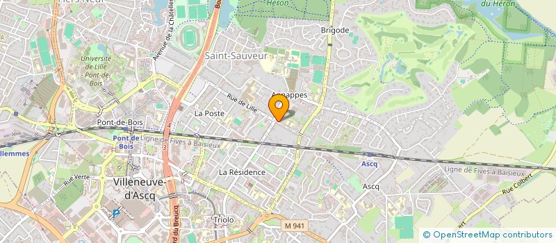 localisation de l'entreprise MONSIEUR FELIX BIGOT  VILLENEUVE-D'ASCQ