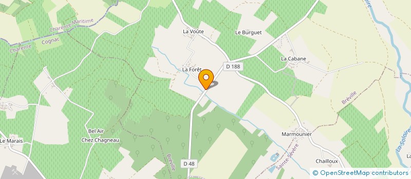 localisation de l'entreprise MONSIEUR FELIX BILLAUD à BREVILLE