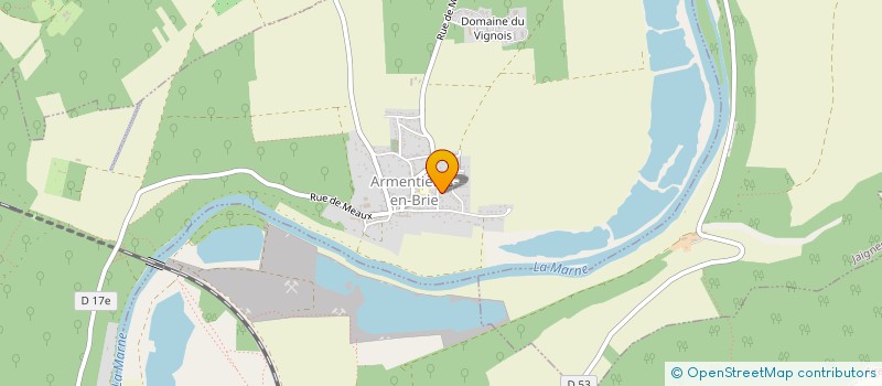 localisation de l'entreprise MONSIEUR FELIX BOUDARD  ARMENTIERES-EN-BRIE