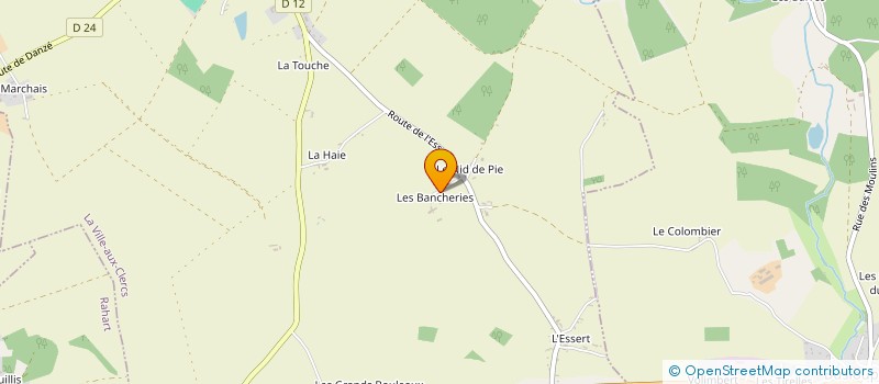 localisation de l'entreprise MONSIEUR FELIX BOULAY  LA VILLE-AUX-CLERCS