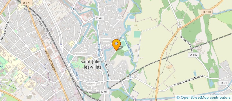 localisation de l'entreprise MONSIEUR FELIX BRESSIEUX à SAINT-JULIEN-LES-VILLAS