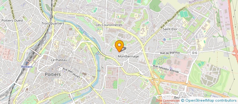 localisation de l'entreprise MONSIEUR FELIX BROCHET à POITIERS