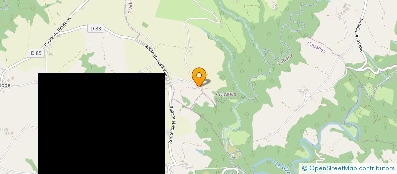 localisation de l'entreprise MONSIEUR FELIX CADILLAC  PRADINAS