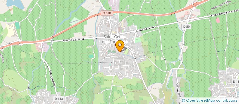 localisation de l'entreprise MONSIEUR FELIX CARLE  SAINT-GENIS-DES-FONTAINES