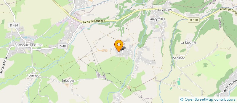 localisation de l'entreprise MONSIEUR FELIX CHAPUIS  SAINT-JEAN-DE-NAY