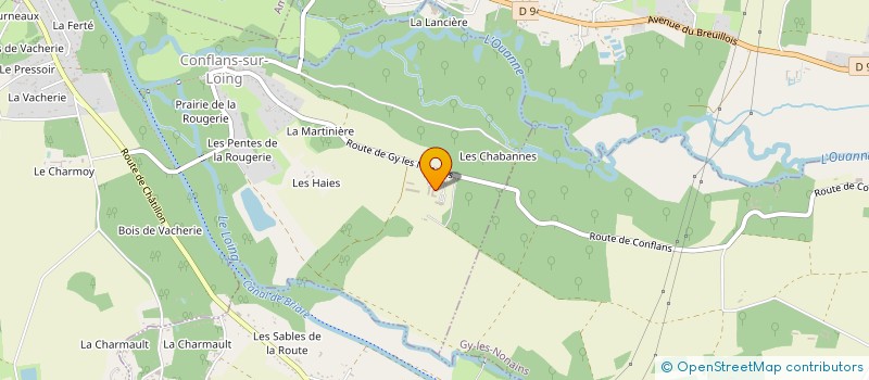 localisation de l'entreprise MONSIEUR FELIX CHATELIER à CONFLANS-SUR-LOING