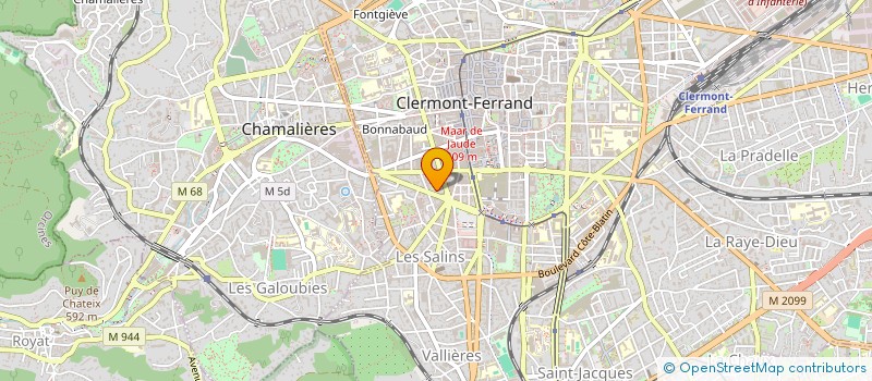 localisation de l'entreprise MONSIEUR FELIX CHEVALIER  CLERMONT-FERRAND