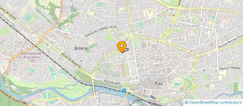 localisation de l'entreprise MONSIEUR FELIX CHEVET à PAU
