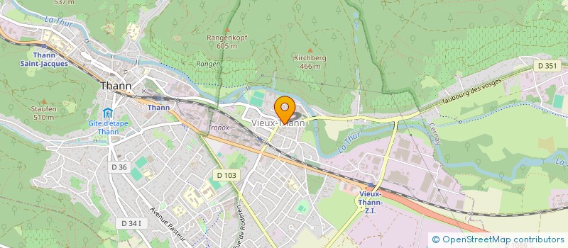 localisation de l'entreprise MONSIEUR FELIX CHOQUET  VIEUX-THANN