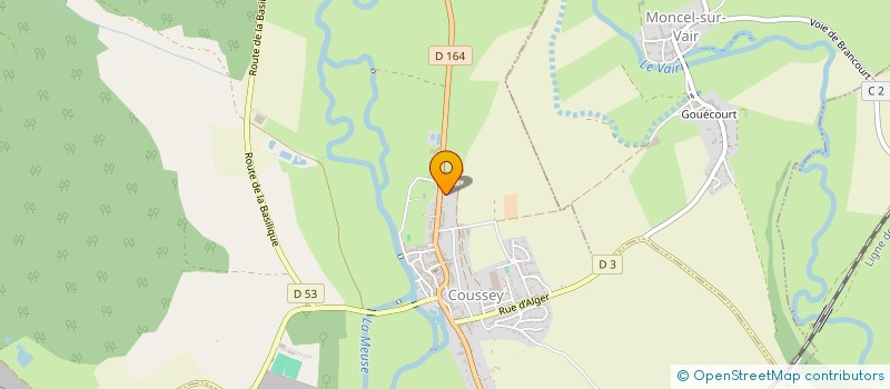 localisation de l'entreprise MONSIEUR FELIX CHRETIEN  CLEREY-LA-COTE