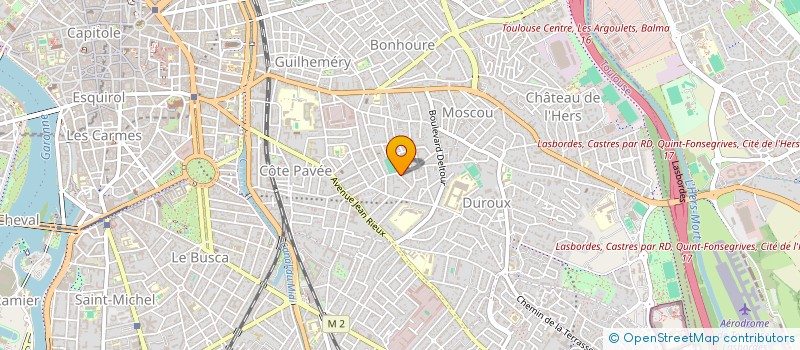 localisation de l'entreprise MONSIEUR FELIX COTTEAU DE SIMENCOURT  TOULOUSE
