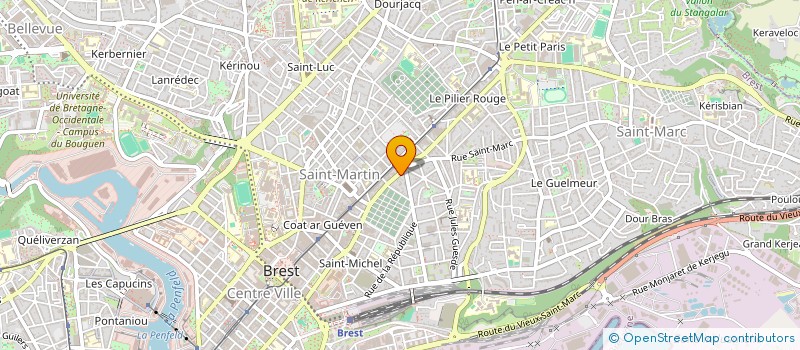 localisation de l'entreprise MONSIEUR FELIX COUTURIER à BREST