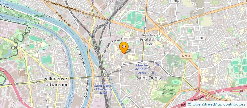 localisation de l'entreprise MONSIEUR FELIX DA PALMA LOPES  SAINT-DENIS