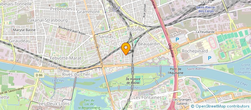 localisation de l'entreprise MONSIEUR FELIX DARLOW  TOURS