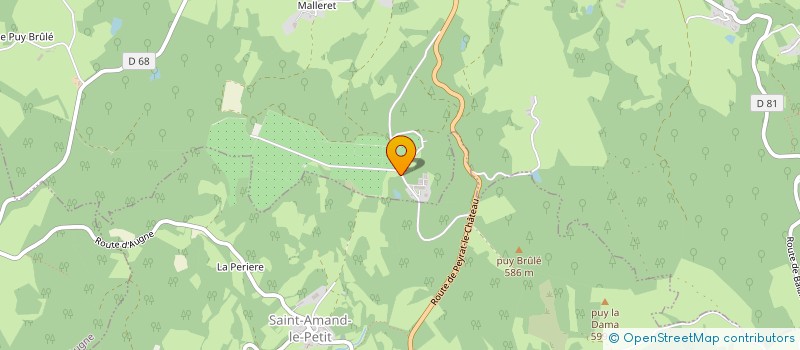 localisation de l'entreprise MONSIEUR FELIX DAWLAT  SAINT-AMANT-ROCHE-SAVINE