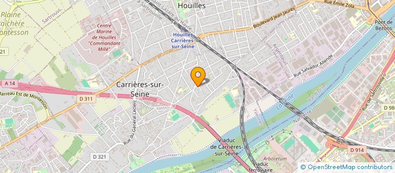 localisation de l'entreprise MONSIEUR FELIX DECOMBAT à CARRIERES-SUR-SEINE