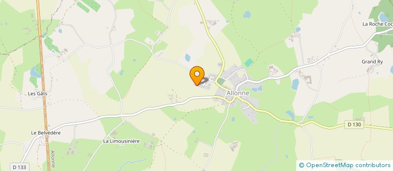 localisation de l'entreprise MONSIEUR FELIX DELACOURT  ALLONNE