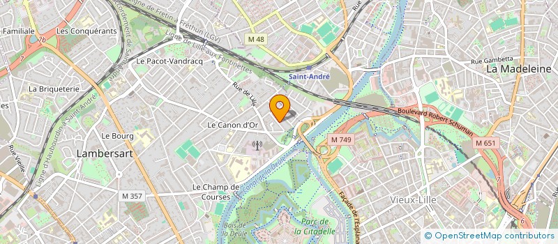 localisation de l'entreprise MONSIEUR FELIX DELELIS à LAMBERSART