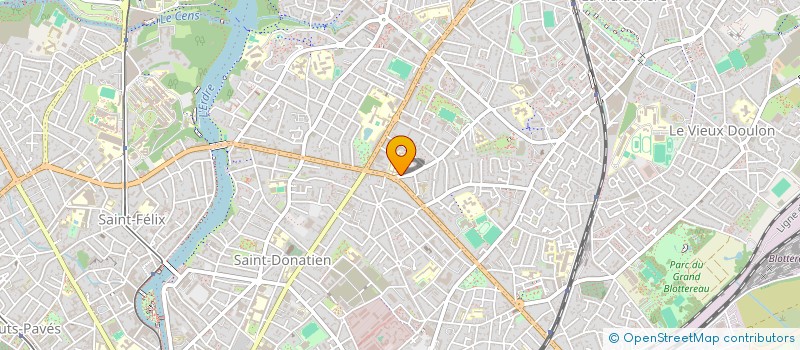 localisation de l'entreprise MONSIEUR FELIX DERVAUX  NANTES