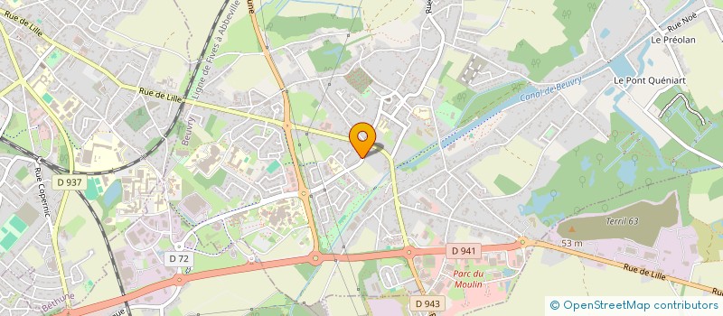 localisation de l'entreprise MONSIEUR FELIX DJOUBA  BEUVRY