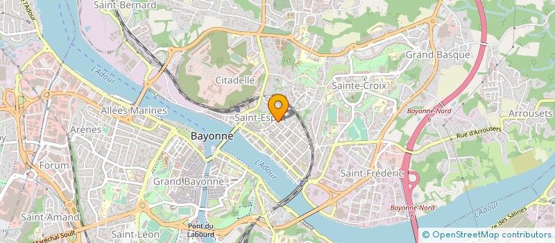 localisation de l'entreprise MONSIEUR FELIX DUPERRAY  BAYONNE