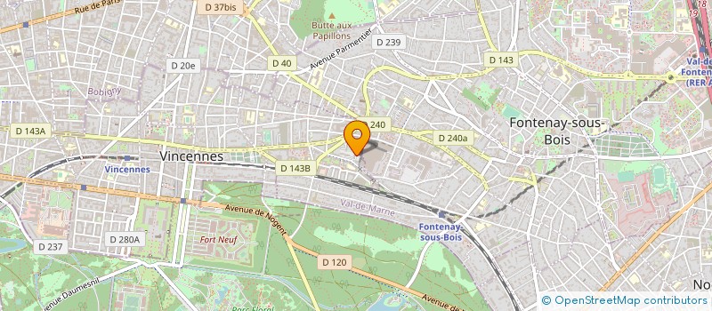 localisation de l'entreprise MONSIEUR FELIX EDDY LEVY  VINCENNES