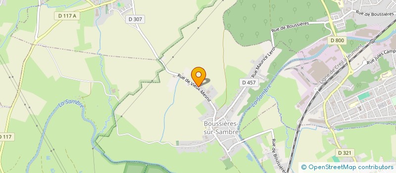 localisation de l'entreprise MONSIEUR FELIX ERNAELSTEEN  BOUSSIERES-SUR-SAMBRE
