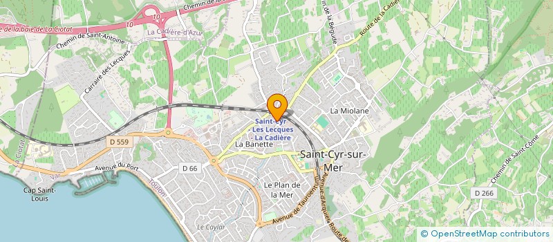 localisation de l'entreprise MONSIEUR FELIX ESPOSITO à SAINT-CYR-SUR-MER