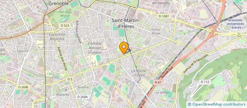 localisation de l'entreprise MONSIEUR FELIX ETIEVENT  SAINT-MARTIN-D'HERES