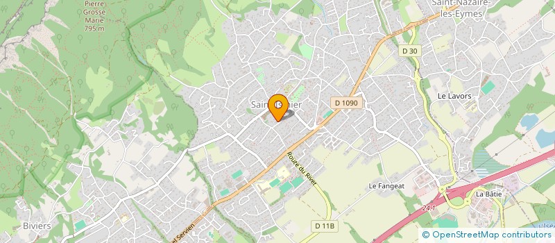 localisation de l'entreprise MONSIEUR FELIX FERRARIS à SAINT-ISMIER