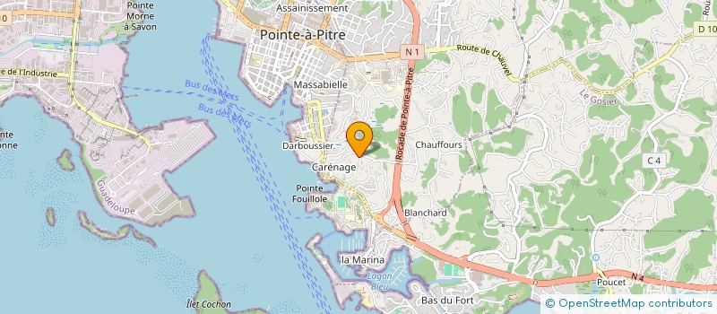 localisation de l'entreprise MONSIEUR FELIX FLAUZIN à LES ABYMES