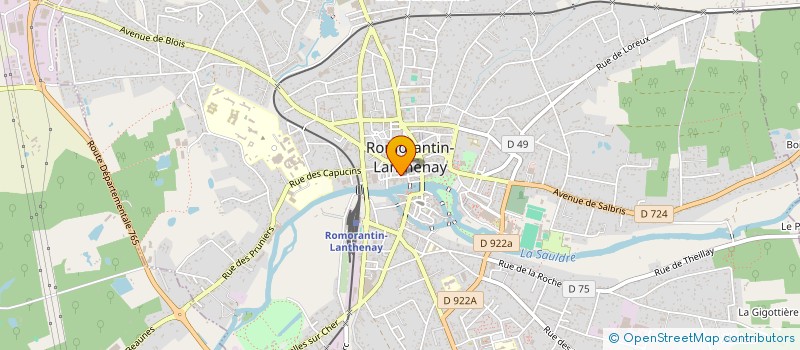 localisation de l'entreprise MONSIEUR FELIX FLEURY  ROMORANTIN-LANTHENAY