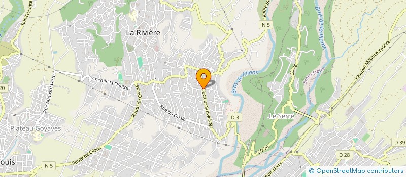 localisation de l'entreprise MONSIEUR FELIX FONTAINE  SAINT-LOUIS