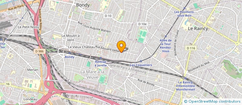 localisation de l'entreprise MONSIEUR FELIX FOUCHET à BONDY