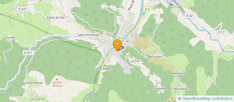 localisation de l'entreprise MONSIEUR FELIX FOURCASSIE à SEIX