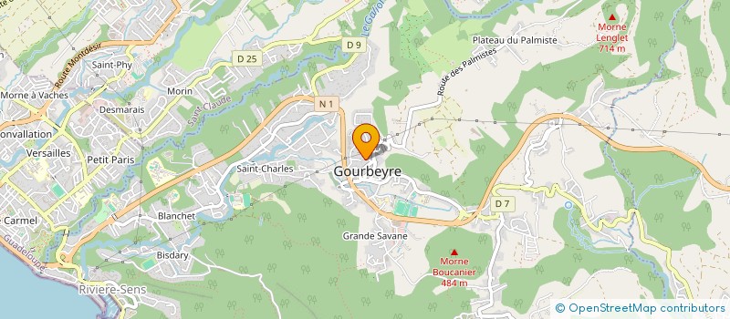 localisation de l'entreprise MONSIEUR FELIX FRANCISQUE à GOURBEYRE