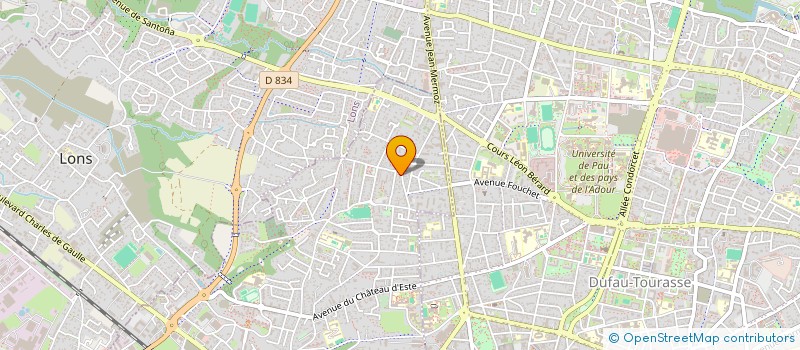 localisation de l'entreprise MONSIEUR FELIX GARNIER  BILLERE