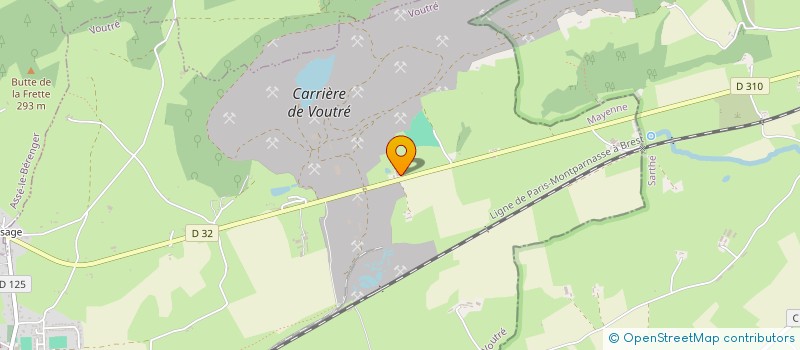 localisation de l'entreprise MONSIEUR FELIX GODEFROY  VOUTRE