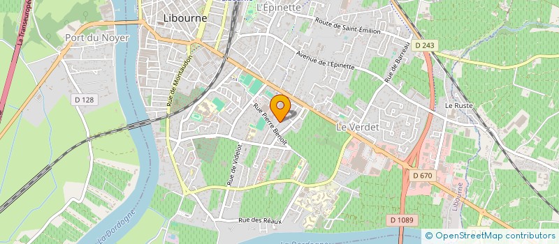 localisation de l'entreprise MONSIEUR FELIX GODIN  LIBOURNE