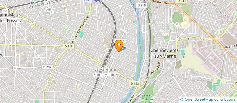 localisation de l'entreprise MONSIEUR FELIX GREPO  SAINT-MAUR-DES-FOSSES